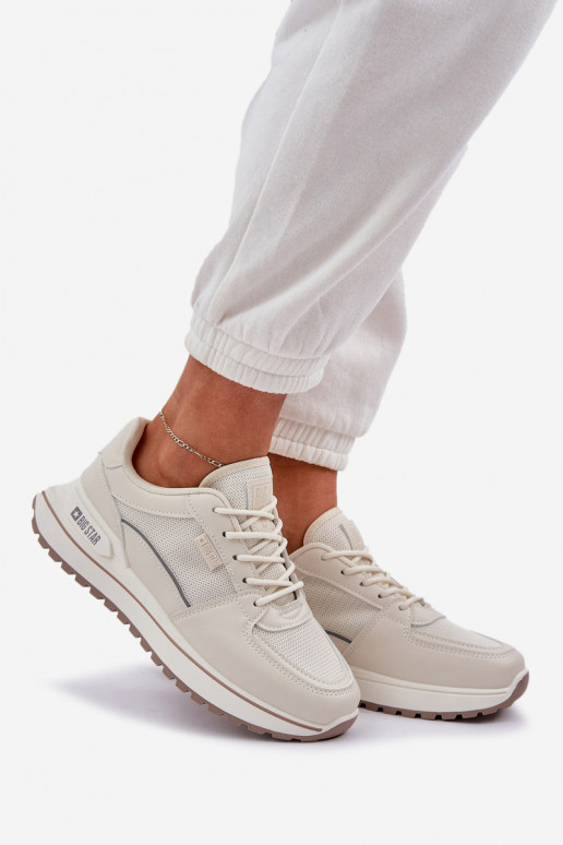 Tenisky model obuvi Dámske Big Star NN274A088 slonovina Tenisky model obuvi Dámske Big Star NN274A088 slonovina