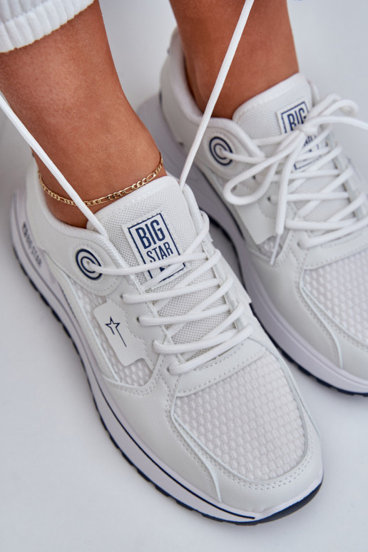 tenisky Tenisky model obuvi Dámske Big Star NN274A103 HI-POLY SYSTEM biely-tmavomodrá tenisky Tenisky model obuvi Dámske Big Star NN274A103 HI-POLY SYSTEM biely-tmavomodrá