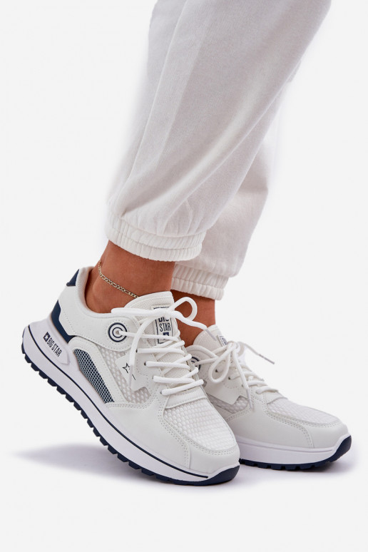 tenisky Tenisky model obuvi Dámske Big Star NN274A103 HI-POLY SYSTEM biely-tmavomodrá tenisky Tenisky model obuvi Dámske Big Star NN274A103 HI-POLY SYSTEM biely-tmavomodrá