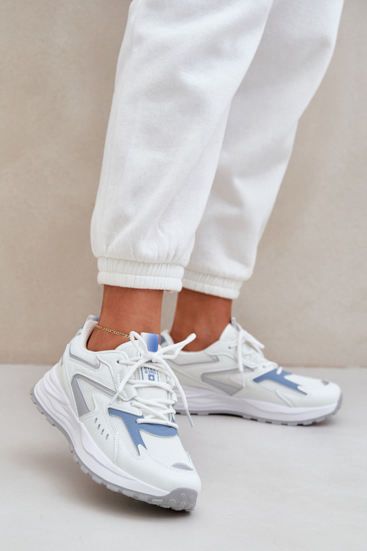 tenisky Dámske Big Star NN274A094 HI-POLY SYSTEM biely-Modrá tenisky Dámske Big Star NN274A094 HI-POLY SYSTEM biely-Modrá