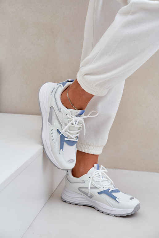 tenisky Dámske Big Star NN274A094 HI-POLY SYSTEM biely-Modrá tenisky Dámske Big Star NN274A094 HI-POLY SYSTEM biely-Modrá