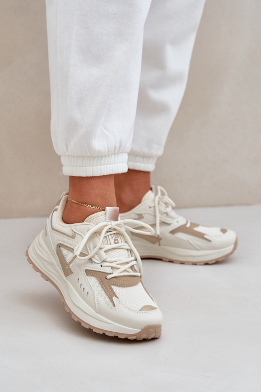 tenisky Dámske Big Star NN274A096 HI-POLY SYSTEM béžová tenisky Dámske Big Star NN274A096 HI-POLY SYSTEM béžová