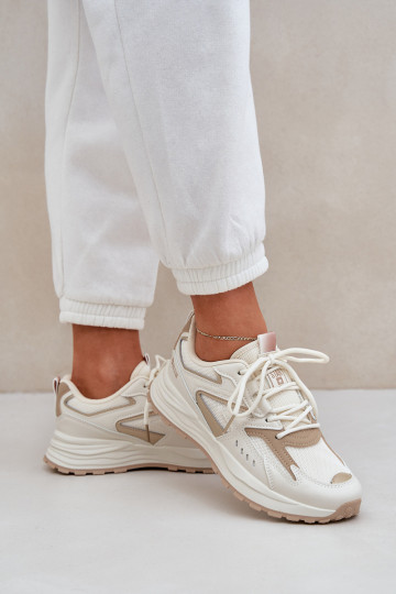 tenisky Dámske Big Star NN274A096 HI-POLY SYSTEM béžová 2