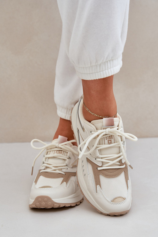 tenisky Dámske Big Star NN274A096 HI-POLY SYSTEM béžová tenisky Dámske Big Star NN274A096 HI-POLY SYSTEM béžová