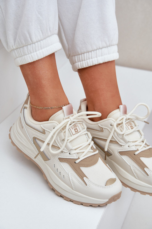 tenisky Dámske Big Star NN274A096 HI-POLY SYSTEM béžová tenisky Dámske Big Star NN274A096 HI-POLY SYSTEM béžová