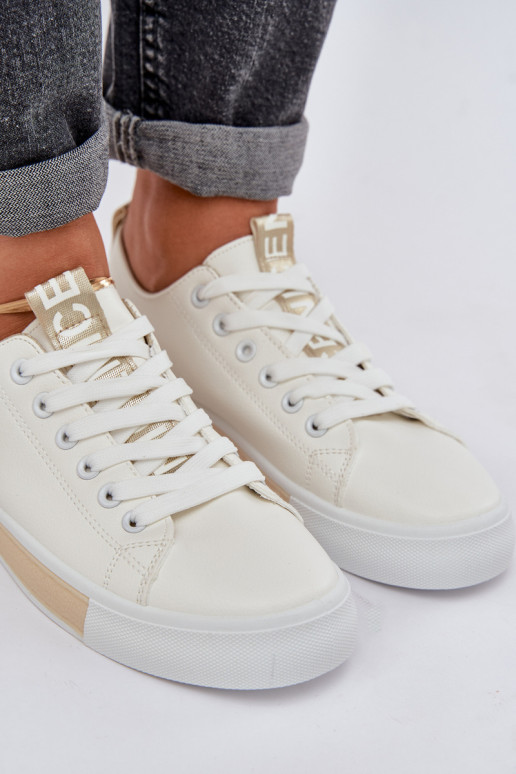 Klasický model tenisiek zlatej farby Ville