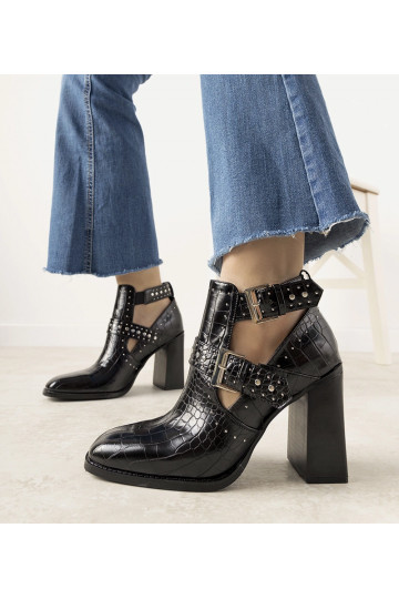 Čierne prelamované členkové...