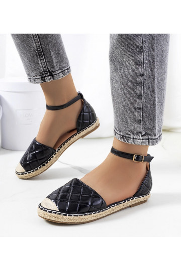 Čierne espadrilky Faiza 2