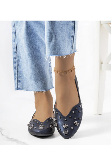 Námornícke modré balerínky...