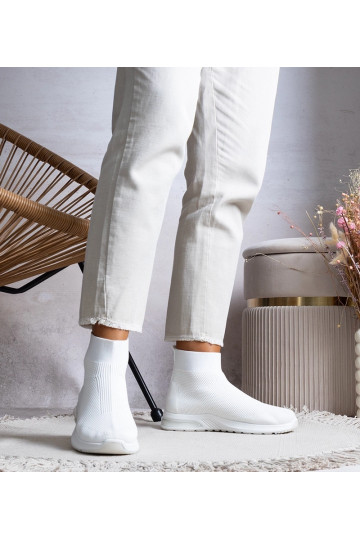 Biele vysoké tenisky Salgado 2