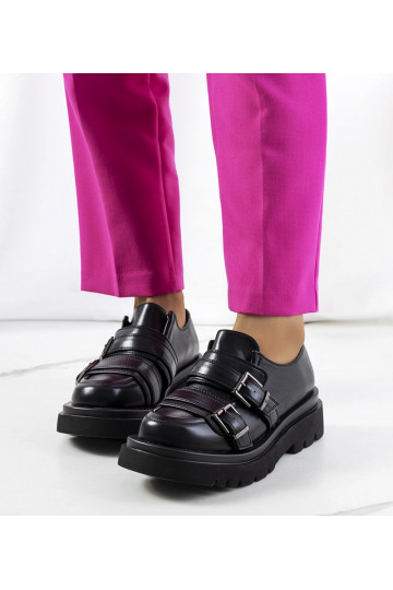 Black Rigan Oxfords