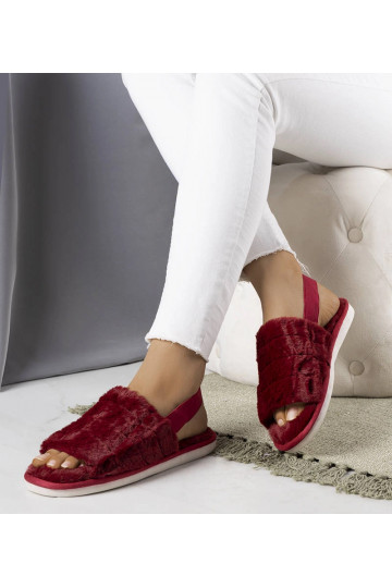 Bordové papuče Lolita 2