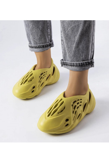 Zelené penové papuče Julienne