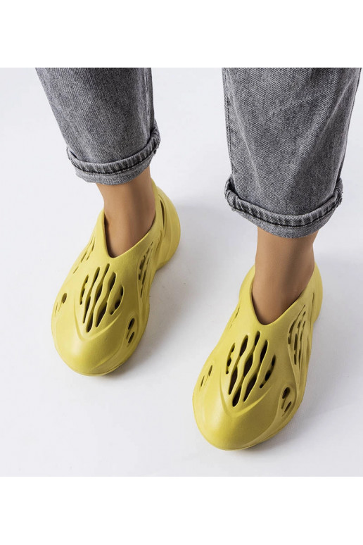 Zelené penové papuče Julienne