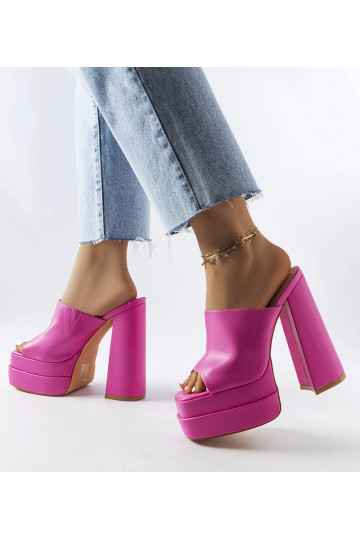 Ružové šľapky Mertzon na...