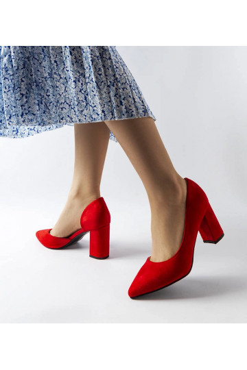 Sargent červené lodičky s...