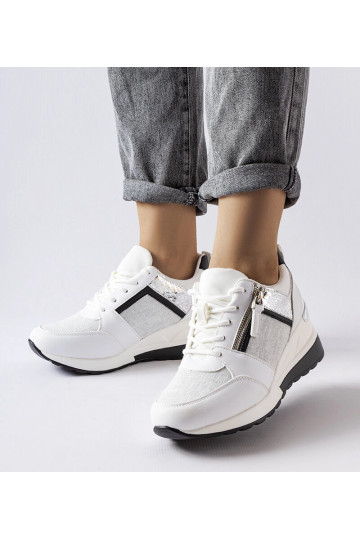 Deodata biele tenisky na kline