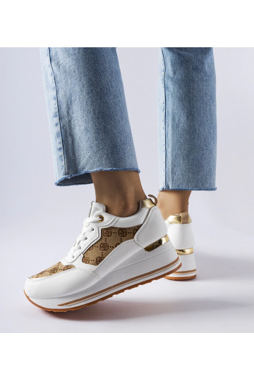 Biele tenisky na kline s... 2