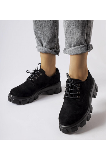 Čierne ploché topánky Cloutier 2