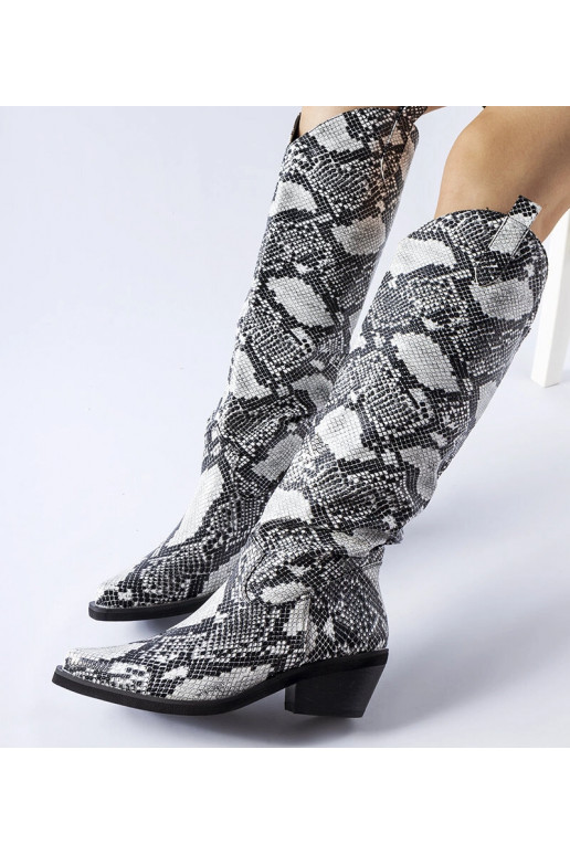 Kovbojské čižmy Chapin Black and...