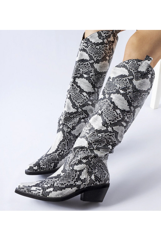 Kovbojské čižmy Chapin Black and...