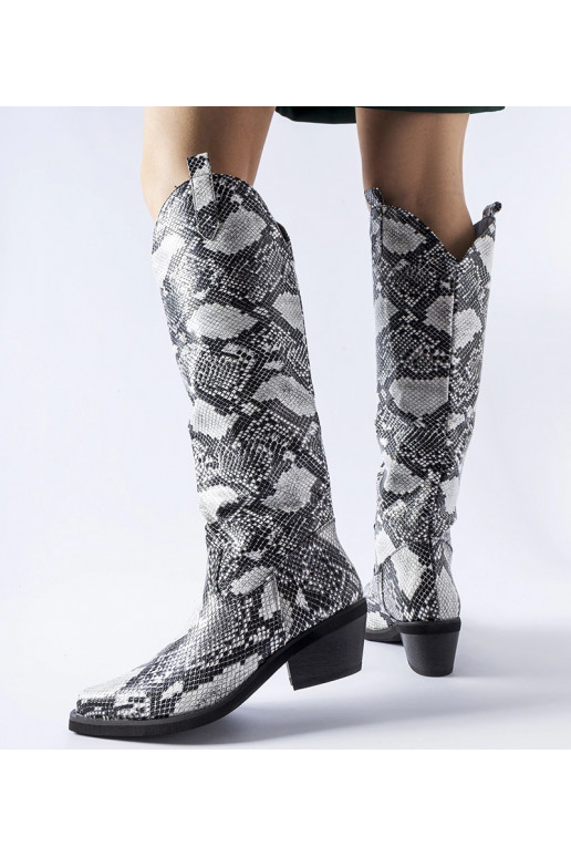 Kovbojské čižmy Chapin Black and...