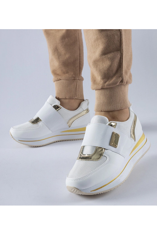 Sages biele nazúvacie tenisky na...