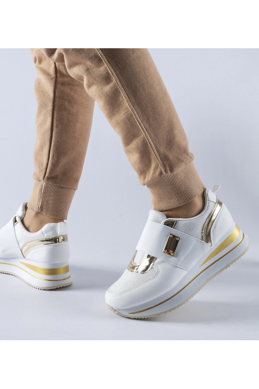 Sages biele nazúvacie tenisky na...