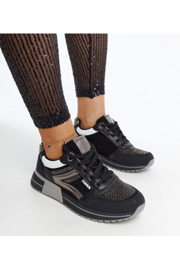 Čierne tenisky na platforme... 2