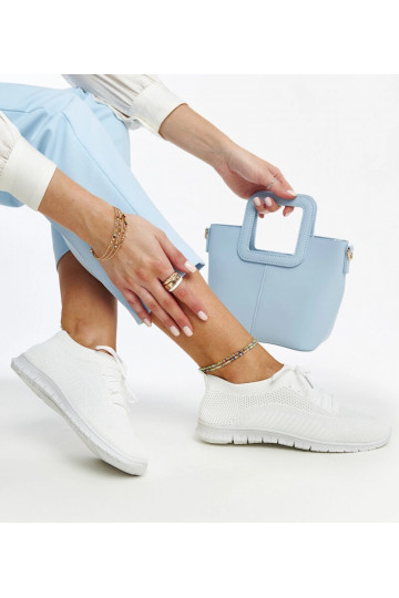 Biele látkové tenisky Zahira 2