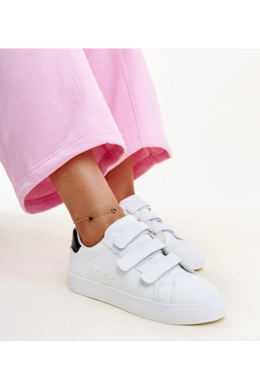 Čiernobiele tenisky Samala na suchý zips