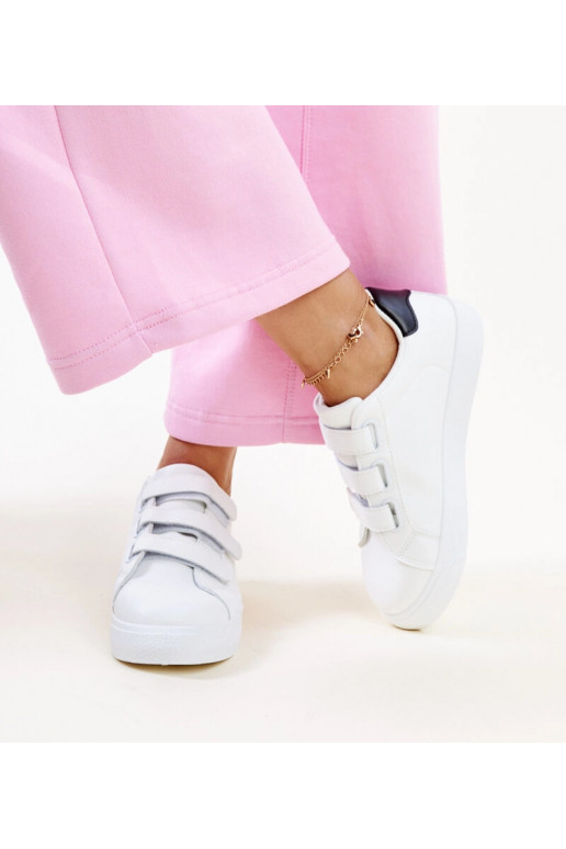 Čiernobiele tenisky Samala na suchý zips