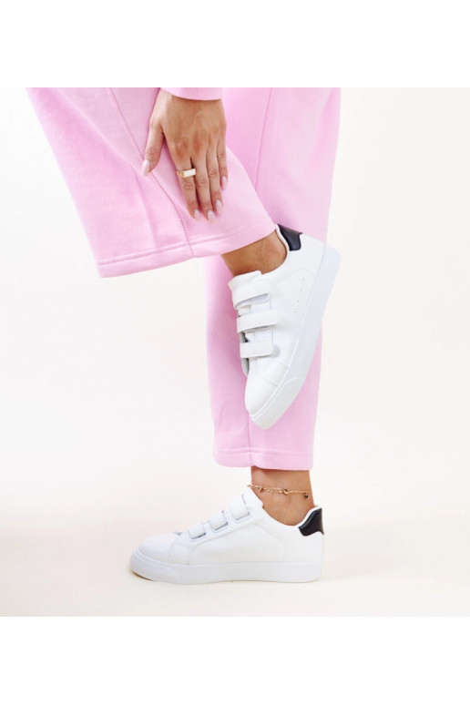 Čiernobiele tenisky Samala na suchý zips