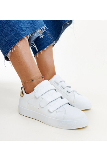 Bielo-zlaté tenisky Samala...