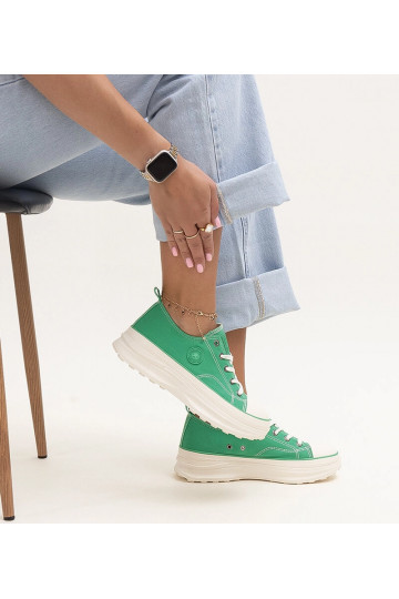 Zelené robustné tenisky Big... 2