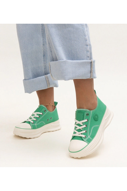 Zelené robustné tenisky Big Star...