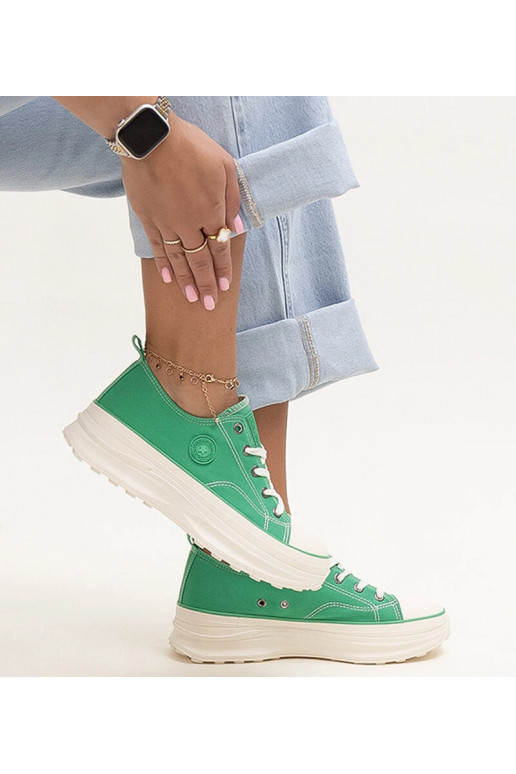 Zelené robustné tenisky Big Star...