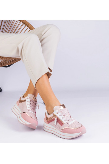 Ružové športové tenisky na...