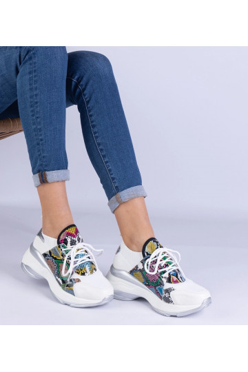 Biele dámske športové...