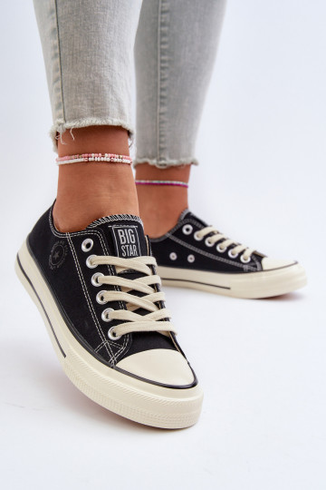 Nízka Bežná obuv Big Star NN274269 čierna