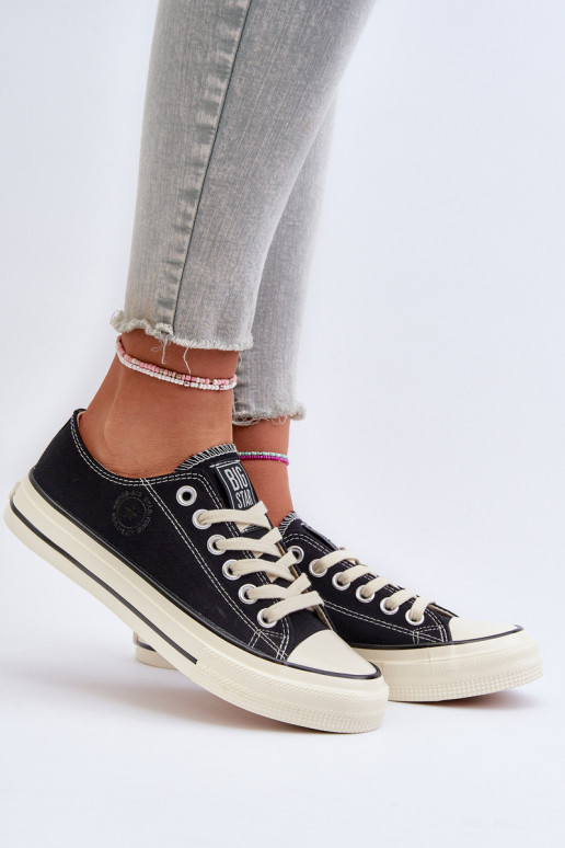 Nízka Bežná obuv Big Star NN274269 čierna Nízka Bežná obuv Big Star NN274269 čierna