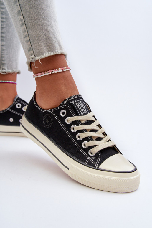 Nízka Bežná obuv Big Star NN274269 čierna Nízka Bežná obuv Big Star NN274269 čierna