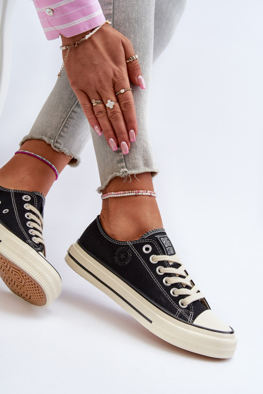 Nízka Bežná obuv Big Star NN274269 čierna Nízka Bežná obuv Big Star NN274269 čierna