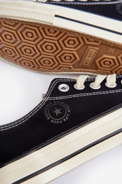 Nízka Bežná obuv Big Star NN274269 čierna Nízka Bežná obuv Big Star NN274269 čierna