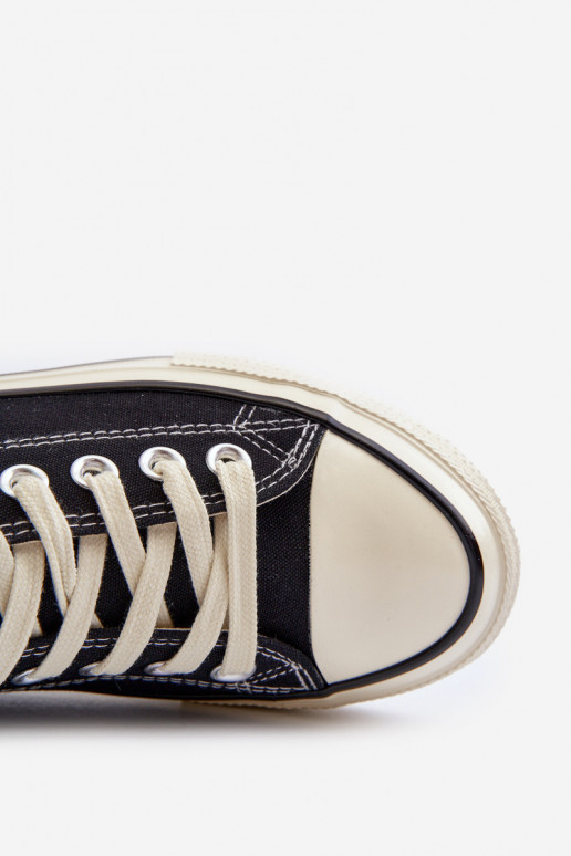 Nízka Bežná obuv Big Star NN274269 čierna Nízka Bežná obuv Big Star NN274269 čierna