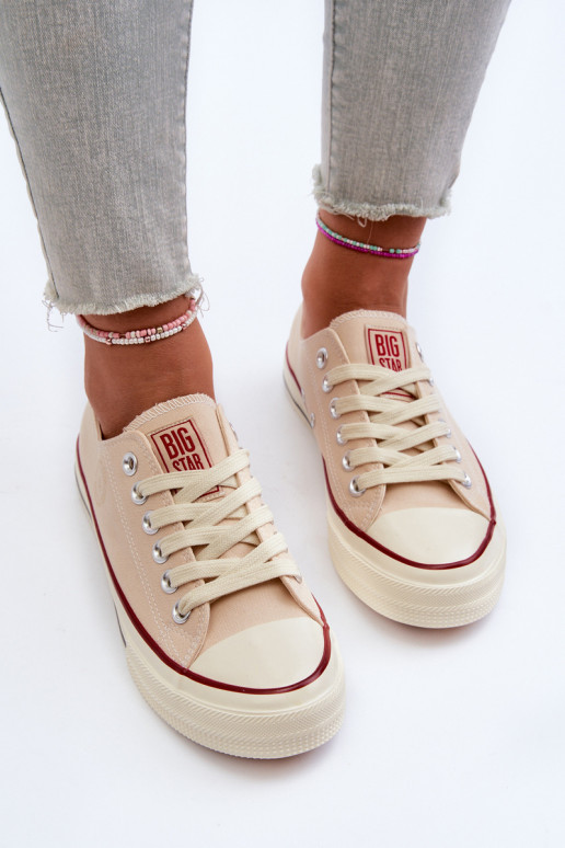 Nízka Bežná obuv Big Star NN274272 béžová