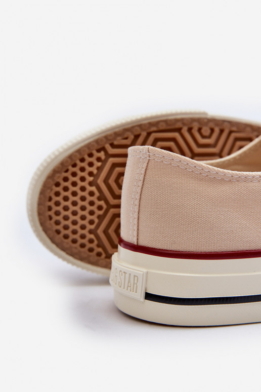 Nízka Bežná obuv Big Star NN274272 béžová