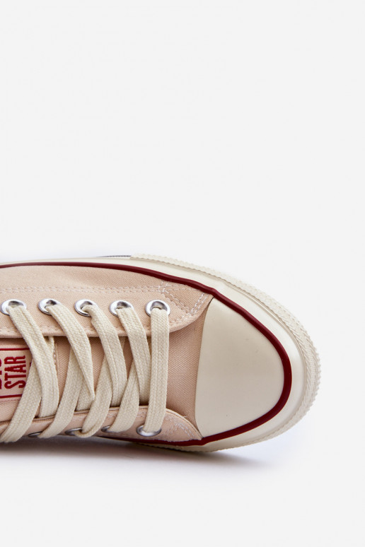 Nízka Bežná obuv Big Star NN274272 béžová