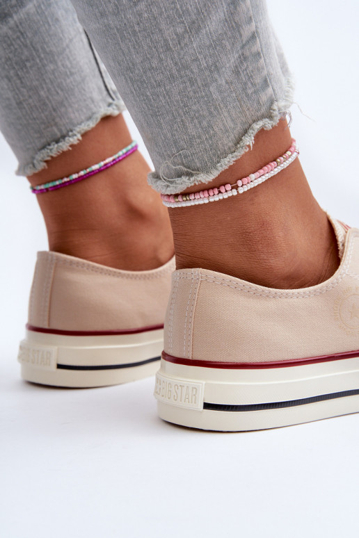 Nízka Bežná obuv Big Star NN274272 béžová