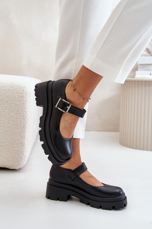 Pánske topánky so sponami čiernej...